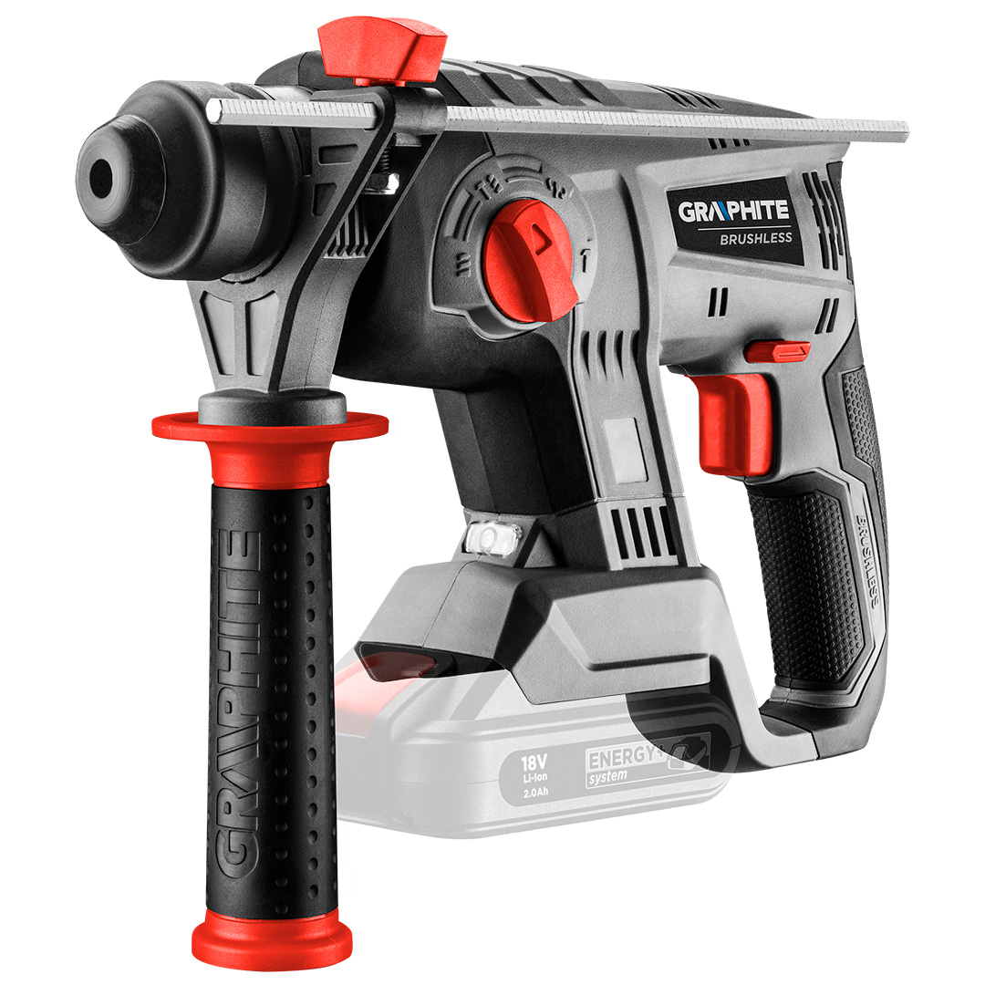 Акумуляторний перфоратор Energy+ 18 В GRAPHITE 58G027 GRAPHITE (58G027)